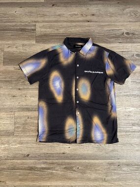 PacSun Printed Shirt Oversized Multicolor Insane Size Medium